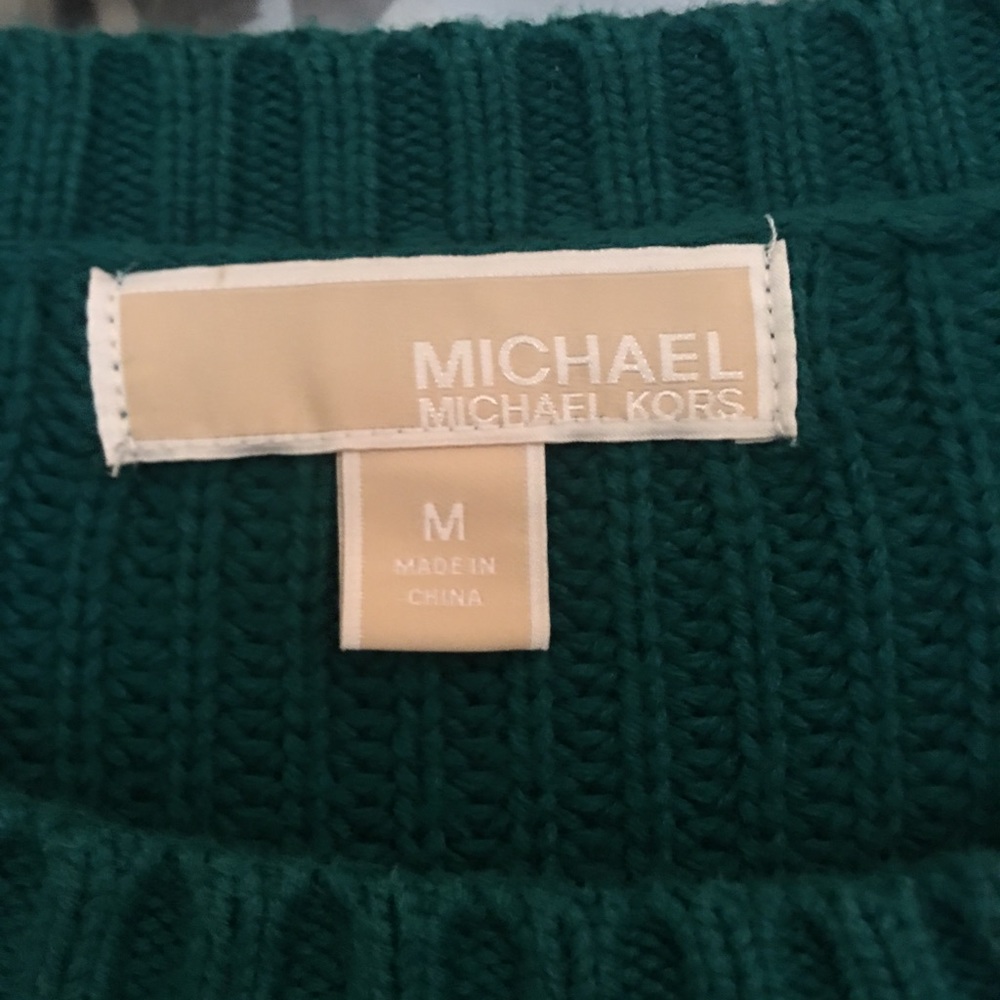 Michael Kors Green Sweater Medium - Picture 2 of 3